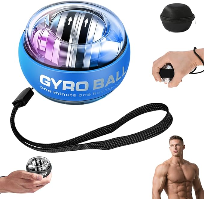 Wrist Ball, 2026 New Wrist Ball Exerciser, Auto-Start Wrist Balls Hand Exerciser, Adjustable Resistance, Hand Strengthening Devices for Strengthen Arms, Bones and Muscles, Joint Relief
