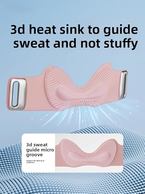 Patella Band for knee Pain Relief during exercise | Adjustable Patellar Tendon Support Strap for Running | Sports & Support | Tendonitis & Jumper's | Made with Silicone & Polyamide. (pink)