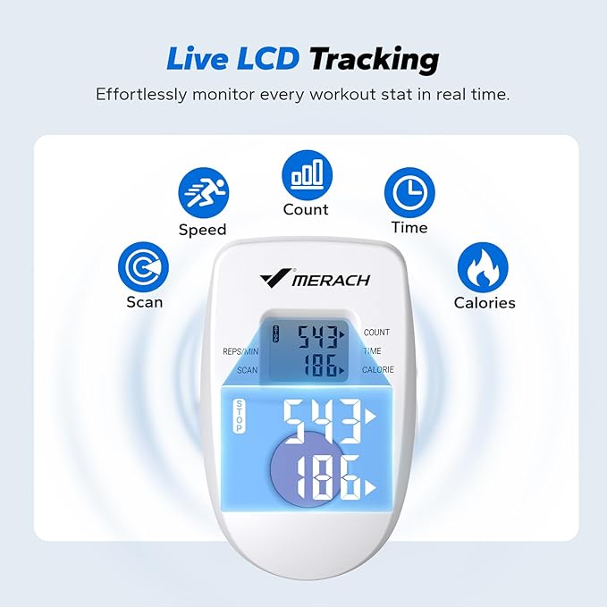 MERACH Stair Stepper for Home Gym Exercise, New Version Stairmaster for Full-Body Workout, Compact Folding Stair Climber with Extended Step Range, Adjustable Handlebar/Pedal