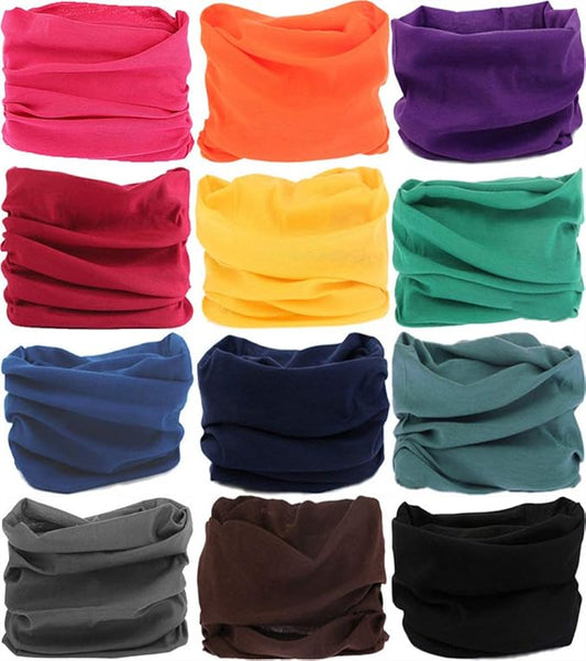 Neck Gaiter Headband Headwear Head Wrap Face Mask Magic Scarf Bandana for Men and Women