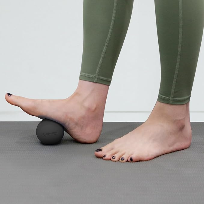 Massage Lacrosse Balls for Myofascial Release, Peanut Massage Ball, Mobility Ball for Physical Therapy - Deep Tissue Massage Tool for Trigger Point Therapy, Muscle Relaxer,Yoga Therapy