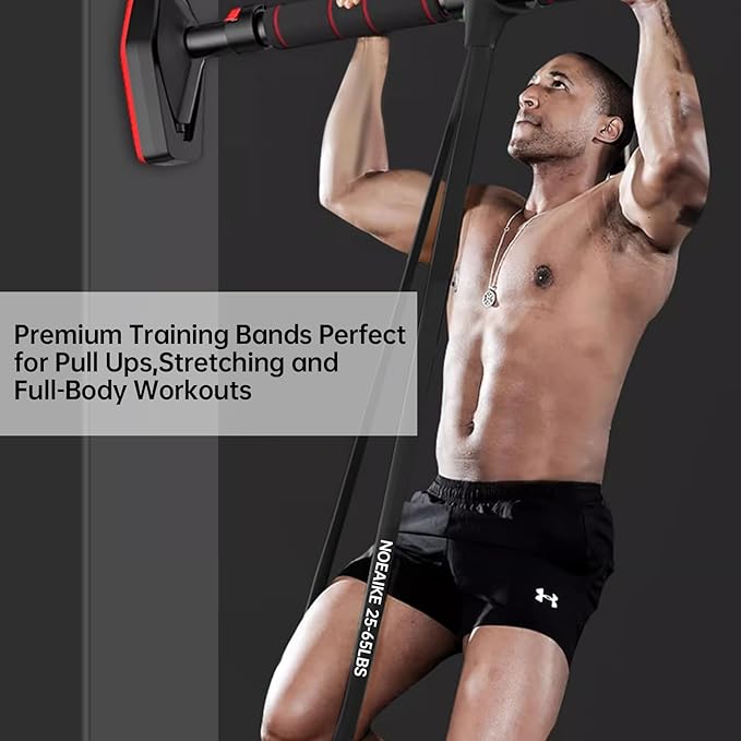 Resistance Bands,Long Exercise Bands for Men & Women Home Gym - Premium Training Bands Perfect for Pull Ups, Stretching and Full-Body Workouts