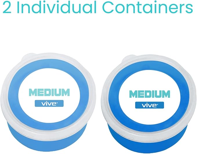 Vive Therapy Putty For Adults, For Hand Therapy (2 Pack) - Occupational Sensory Stress Relief Tools - for Physical Exercise, Finger Pain, Grip Strength, Rehab, Arthritis, Forearms, Fidgeting, Motor Skills
