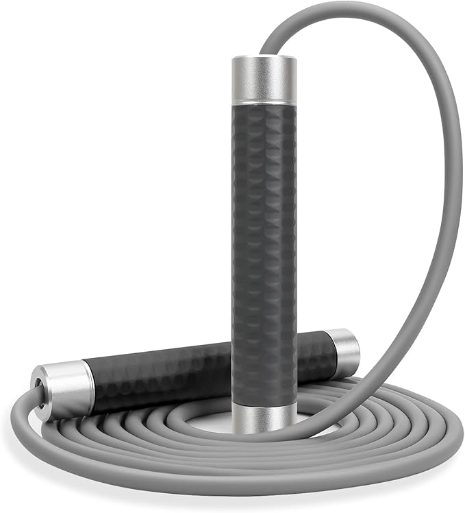 Weighted Jump Rope for Men,Women and kids(1LB), Jump Ropes for Fitness, Speed Skipping Rope, Gym,Indoor/Outdoor - Fitness, Workout, Boxing,crossfit