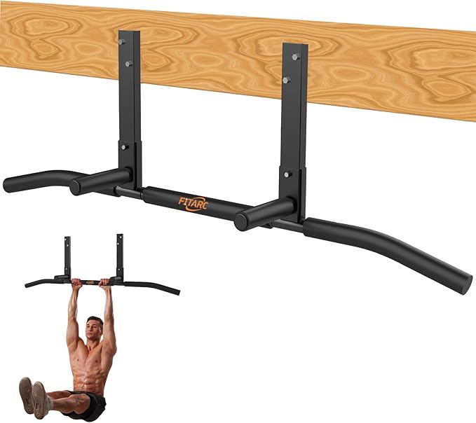 Fitarc Joist Mount Pull Up Bar, Chin Up Bar Ceiling Mount, Heavy Duty, Workout for Home Gym, 42 inch Wide -Patent Pending