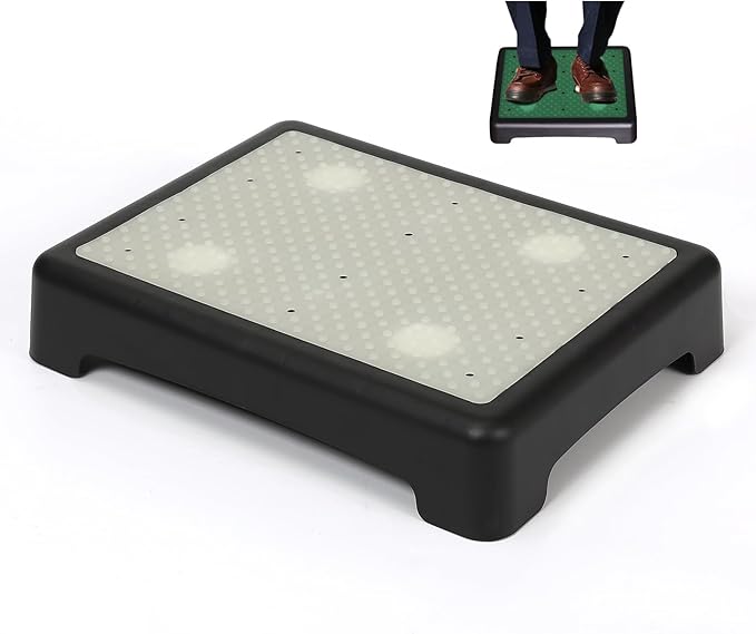 Mobility Step Stool, Glow in The Dark Portable Non-Slip Step Platform for Adult Elderly Kids, Step Riser for Car, Bed, Door, Stair, Bathroom