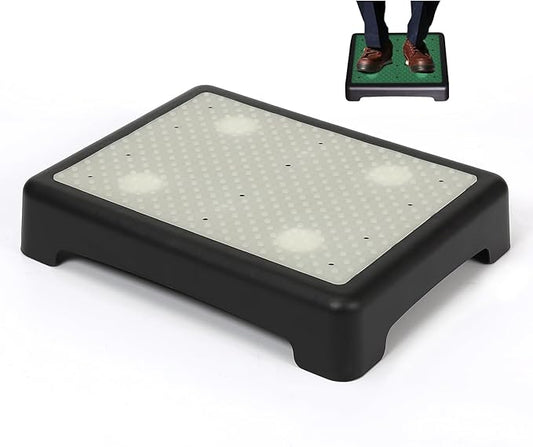 Mobility Step Stool, Glow in The Dark Portable Non-Slip Step Platform for Adult Elderly Kids, Step Riser for Car, Bed, Door, Stair, Bathroom