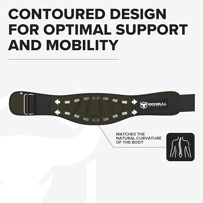 Weightlifting Belt For Men and Women - 6 Inch Auto-Lock Weight Lifting Back Support, Workout Back Support for Lifting, Fitness, Cross Training and Powerlifitng