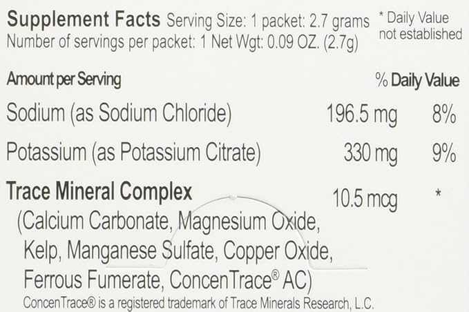 Dr. Price’s Electrolyte Mix | Sugar-Free Hydration Powder with 72+ Trace Minerals | No Sugar, Fast-Dissolving Electrolytes Powder Packets | Lemon-Lime (30 Packs)