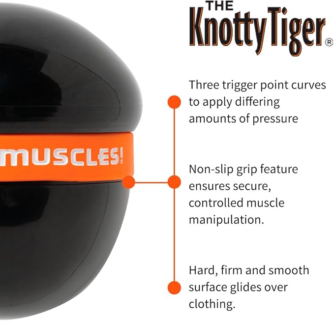 Tiger Tail Knotty Tiger Knot Buster Massage Ball Tool Delivers Elbow Deep Pressure Relieving Hands Fingers Thumbs from Fatigue