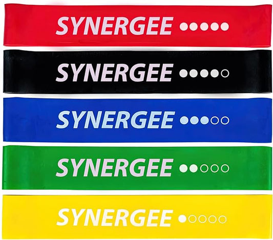 Synergee Exercise Fitness Resistance Band Mini Loop Bands That Perform Better When Working Out at Home or The Gym
