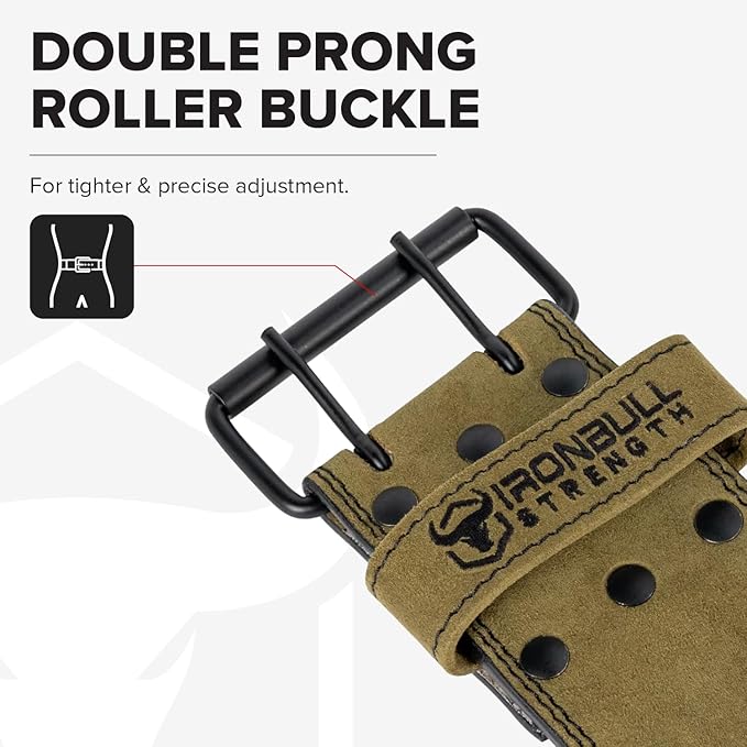 Powerlifting Belt - IPF Approved – Weight Lifting Belt 10mm - Prong Weightlifting Belt for Squats, Deadlift, and Bench Press – Lifting Belt Leather 4in for Men and Women – Back Brace for Gym, Workout, Strength Training, Strongmen & Power Lift