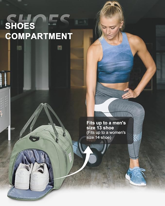 Gym Bag Womens,Travel Duffel Carry on Bag Sport Tote Bag Weekend Overnight Bag