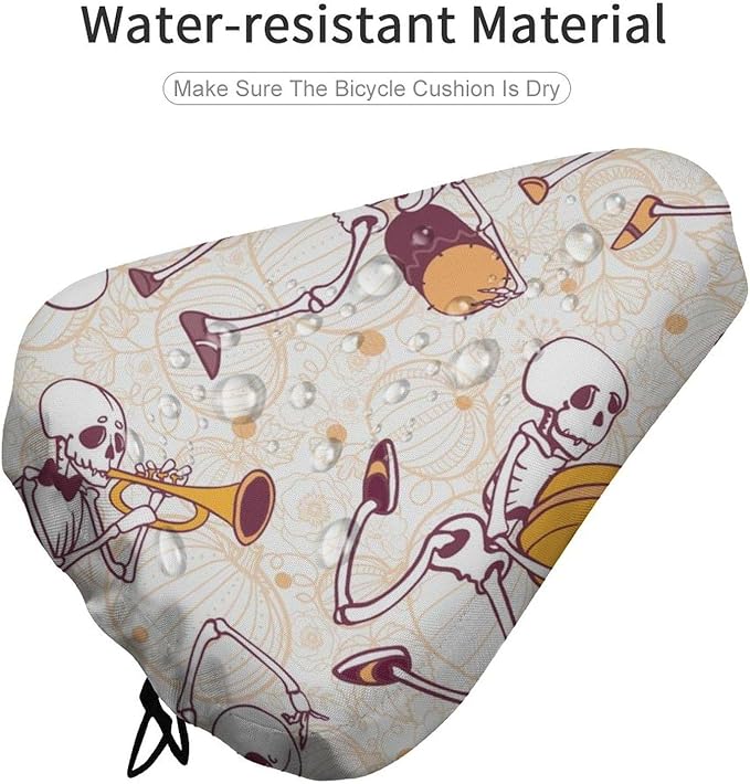 Waterproof Bike Seat Cover with Drawstring Waterproof Bike Seat Rain Cover Seat Protective Water Resistant Bicycle Saddle Rain Dust Cover