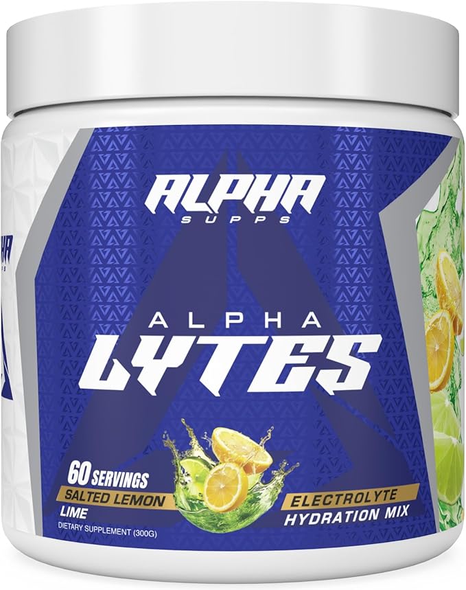 Lytes - Electrolyte Powder Daily Hydration Drink Mix - Sugar-Free, Zero Calorie Instant Formula with Trace Minerals and Antioxidants (60 Servings, Salted Lemon Lime)