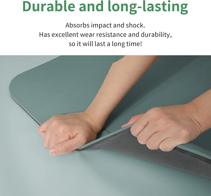 Yoga Mat Non Slip Anti-tear,extra thick-2/5 inch(10MM)High Resiliency Professional POE Yoga Mats for Women Men Kids,72"x24"inch,Workout, Yoga, Pilates and Floor Exercise, with Carrier Strap