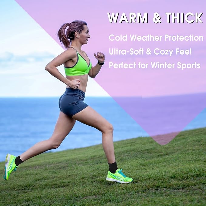 Gonii Women's Compression Ankle Socks with Cushion & Arch Support| Lightweight & Moisture-Wicking for Running 3 Pairs