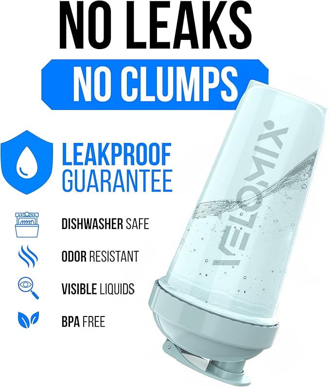 -6 PACK- 28 oz Protein Shaker Bottle for Protein Mixes - 6x Wire Whisk | Leak Proof Shaker Cups for Protein Shakes | Protein Shaker Bottle Pack | Protein Shake Cup (Pastel Power Series)