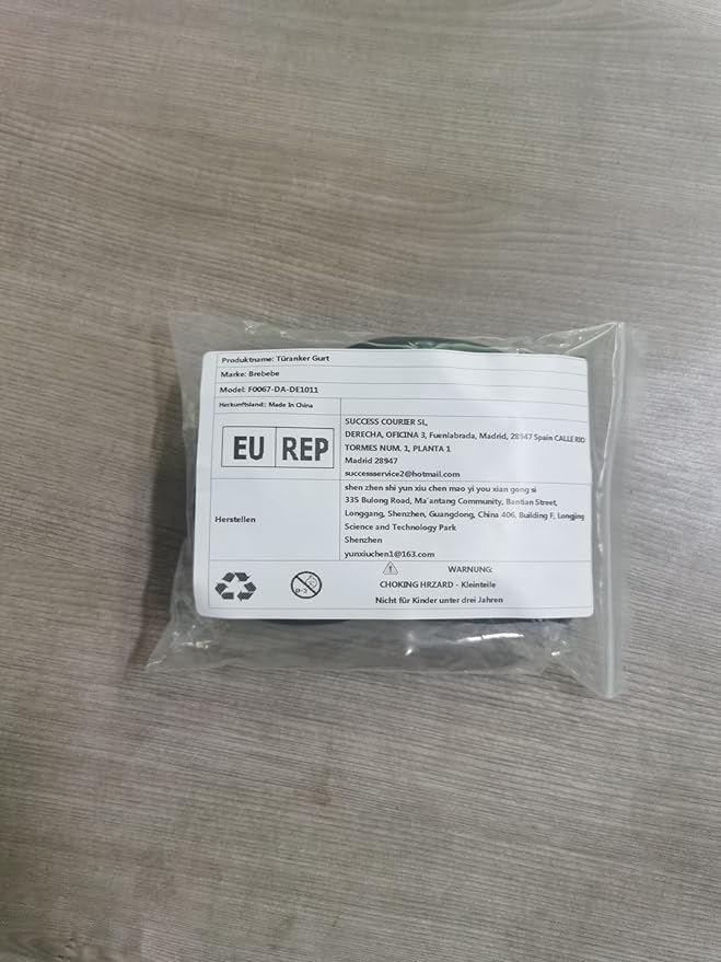 Brebebe Door Anchor Strap for Resistance Bands Exercises, Multi Point Anchor Gym Attachment for Home Fitness, Portable Door Band Resistance Workout Equipment, Easy to Install, Punch-Free, Nail-Free