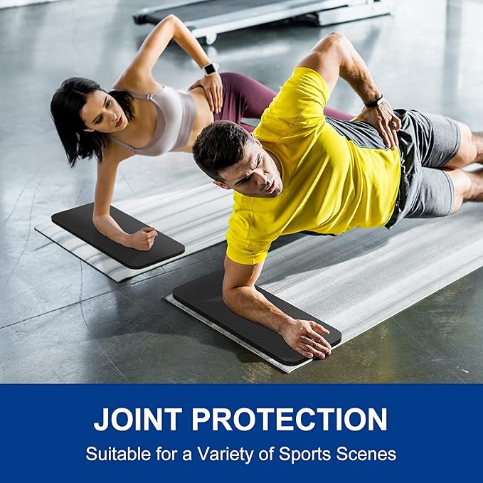 MRO Yoga Knee Pad Cushion –Premium Exercise Knee Pad - Eliminate Pain During Home Workout - Extra Padding & Support for Knees, Wrists, Elbows - Complements Your Yoga Mat 24''X10''X0.6''