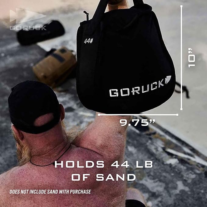 GORUCK Sand Kettlebells Weight for Fitness & Body Workout for Men & Women - for Weightlifting, Dumbbell & Yoga - for Home & Gym Training