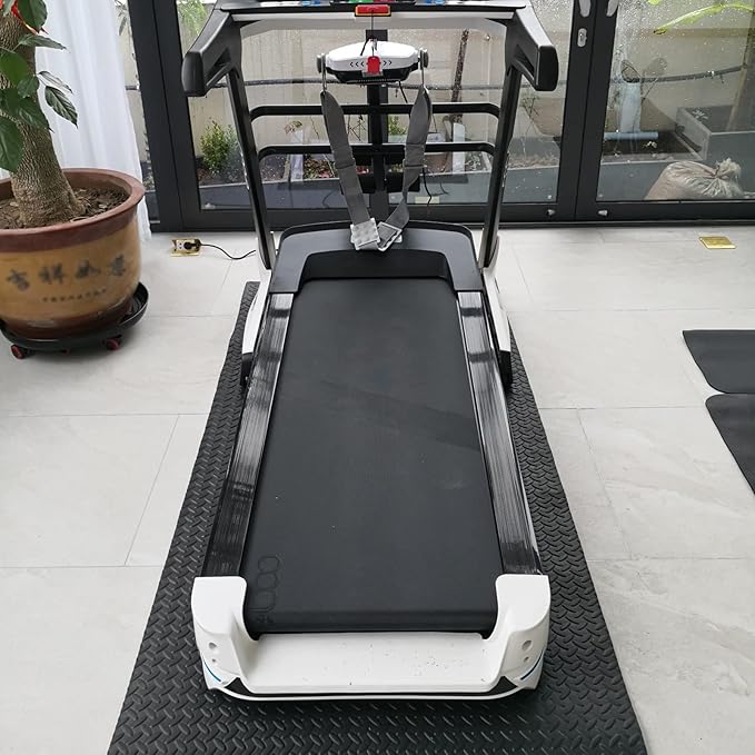 V3VOGUE Treadmill Mat, Exercise Equipment Mats, High Density Floor Protector, Noise Reduction Fitness Mat, Sound Absorbing Mat, Indoor Exercise Waterproof & Carpet Protection