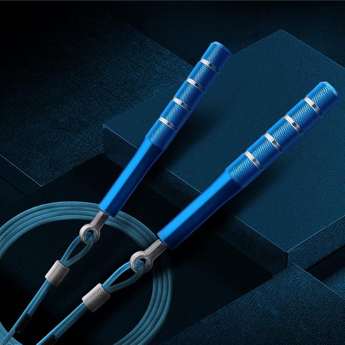 Jump Rope, Wastou Speed Jumping Rope for Training Fitness Exercise, Adjustable Adults Workout Skipping Rope for Men, Women, Kids, Girls