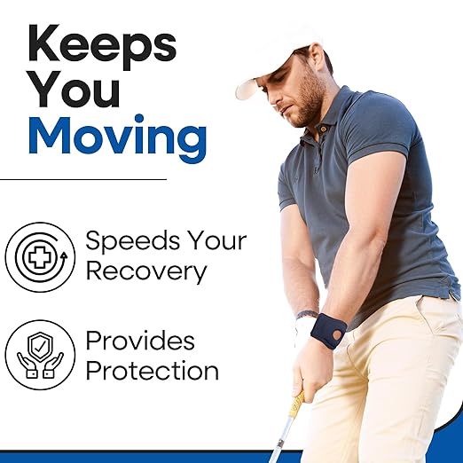 Wrist Wrap Compression Wrist Brace For TFCC Tears | Carpal Tunnel Pain & Tendonitis Relief | Padded Hole For Ulnar | Wrist Support For Working Out | Wrist Wraps for Men Women | Fits Both Wrists