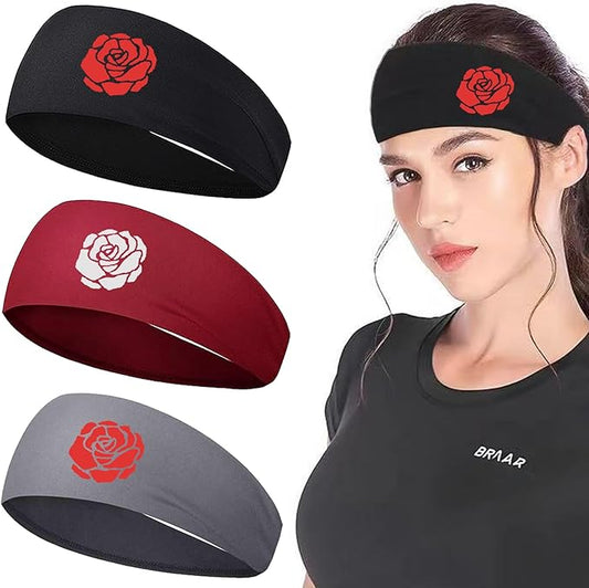 3pcs Headbands for Women Workout Head Bands Sports Headbands for Men Sweat Band Running Headband for Women