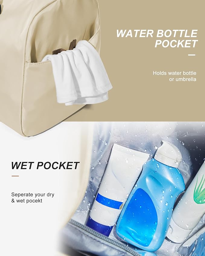 Gym Bag Womens,Travel Duffel Carry on Bag Sport Tote Bag Weekend Overnight Bag