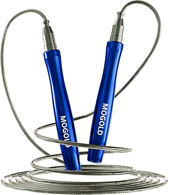 Speed Ropes Jump Rope For Men/Women- Premium Quality Tangle-Free - Self-Locking Screw-Free Design - Speed Ropes for Boxing/Crosffit/Double-Unders - Skipping Rope for Workout & Home Exercises