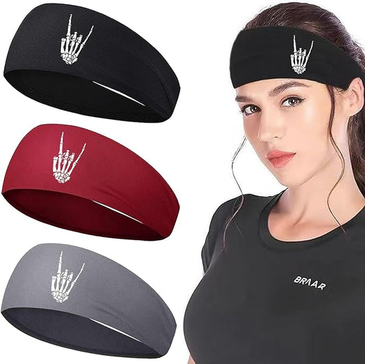3pcs Headbands for Women Workout Head Bands Sports Headbands for Men Sweat Band Running Headband for Women