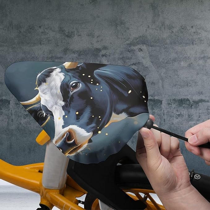 Waterproof Bike Seat Cover with Drawstring Waterproof Bike Seat Rain Cover Seat Protective Water Resistant Bicycle Saddle Rain Dust Cover