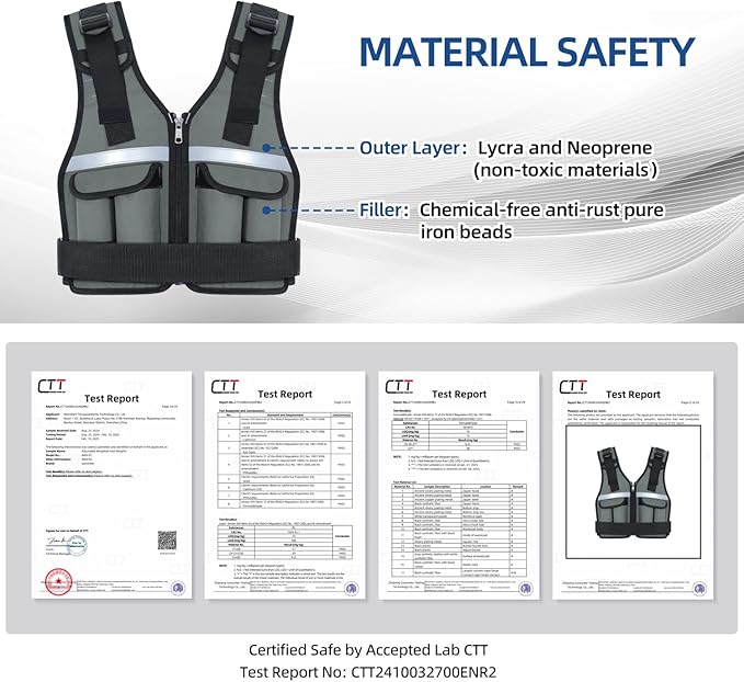 Sportneer Adjustable Weighted Vest Weights: 2-18 lbs/2-40 lbs Washable Weight Vest 16 In 1 Fast Adjust Rucking Vest for Women and Men Home Gym Workout Fitness Strength Training Vests