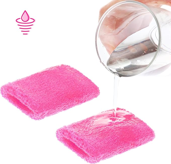 Bememo 36 Pcs Neon Sweatbands Set for Kids Bulk Sports Headband Wristband Set Cotton Terry Basketball Tennis for Students Youth 80s 90s Halloween Costumes Cosplay Glow Party