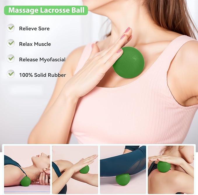 HASHMUST Pilates Ring Kit 12 PCS for Women, Home Workout Equipment with Magic Circle, Mini Exercise Ball, Resistance Bands, Massage Lacrosse, Yoga Strap, Full-Body Fitness Set for Toning & Gift