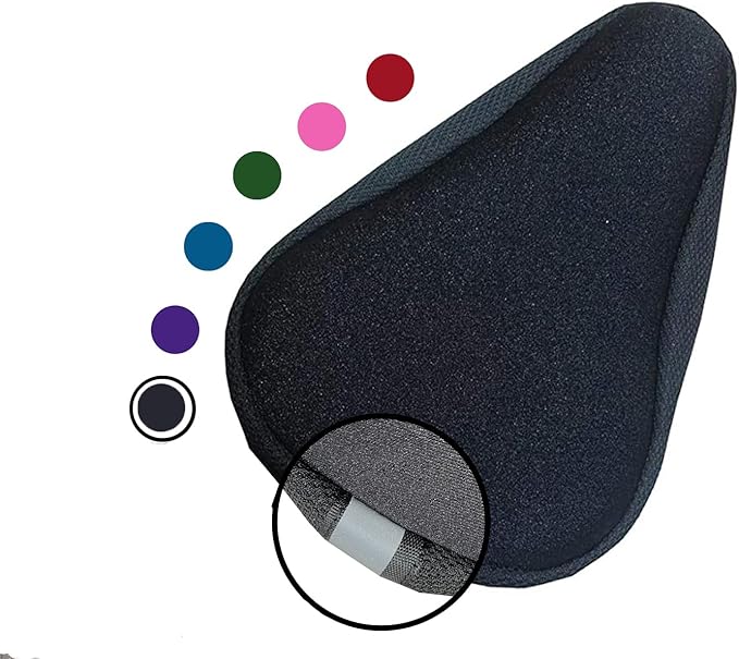 Kids Bike Gel Seat Cushion Cover, 8x5 inch Child Bike Seat Cover Premium Comfortable Small Bicycle Saddle Pad