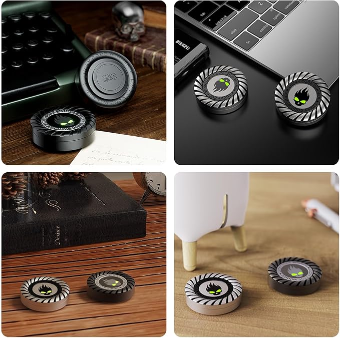 Fidget Spinner for Adults Teens- 3-in-1 Metal Stress Relief Toys with Silent Spinning, Slider & Clicker, EDC Office Desk Toy for Working Studying Waiting Breaks, Gift And Festival Party Favor (Silver)