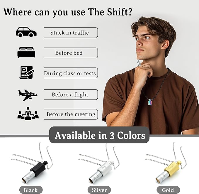 528 Hz Breathing Meditation Whistle Stress Relief Calm Meditation Whistle Frequency Sound Healing Device by Adjusting The Breathing for Anxiety Relief Mindfulness