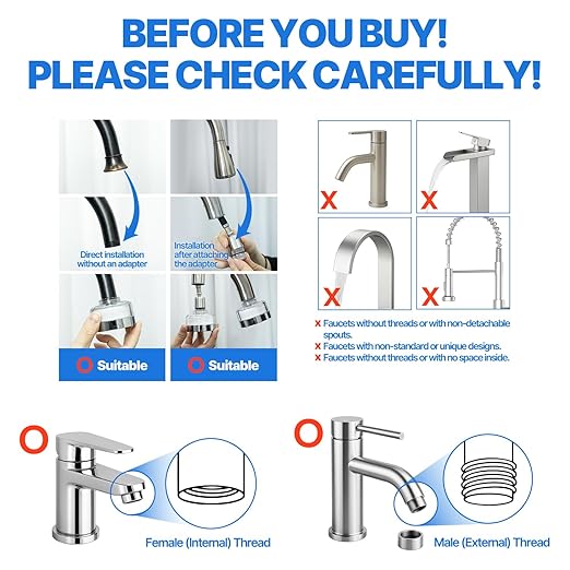 Cleansing Washbasin Faucet Filter Inspired by Korea's Beauty Culture - Pure Carbon Filters for Bathroom & Kitchen Water (1 Year Supply) – Compatible with AJ8310C (AJ8310C-SET-1YR)