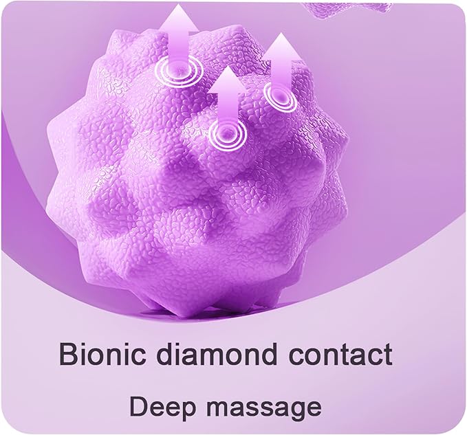 Massage Balls,Hand Massage Ball Body Acupressure Spiky Massage Balls,Foot Arch Trainer Plantar Fasciitis, Muscle Massager Ball Exercise