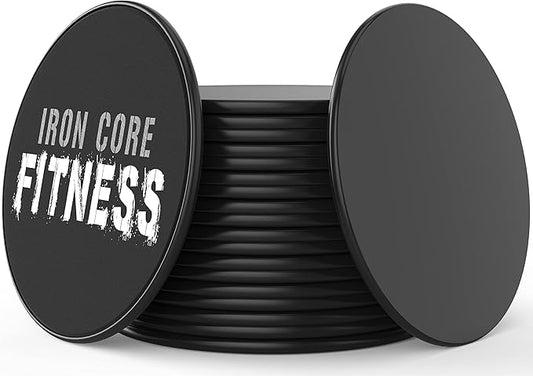 Core Sliders for Working Out 20 Disc (10 Set) Pack, Dual Sided Exercise Gliding Discs for Use on All Surfaces, Ultimate Core Trainer, Perfect for Group Training Classes, Gym & Home Total Body Workout