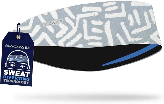 Hydra2 Headbands for Women & Men | Sweat Diverting, Hair Bands for Athletes, Gym, Cycling & Fitness | Flatweave
