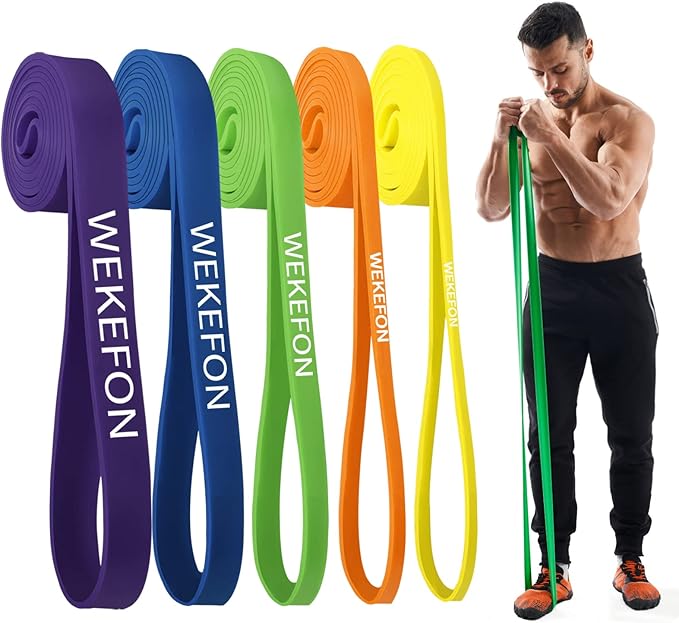 Resistance Bands Set, Pull Up Assist Bands - Stretch Resistance Band - Mobility Band Powerlifting Exercise Bands for Resistance Training, Physical Therapy, Home Workouts