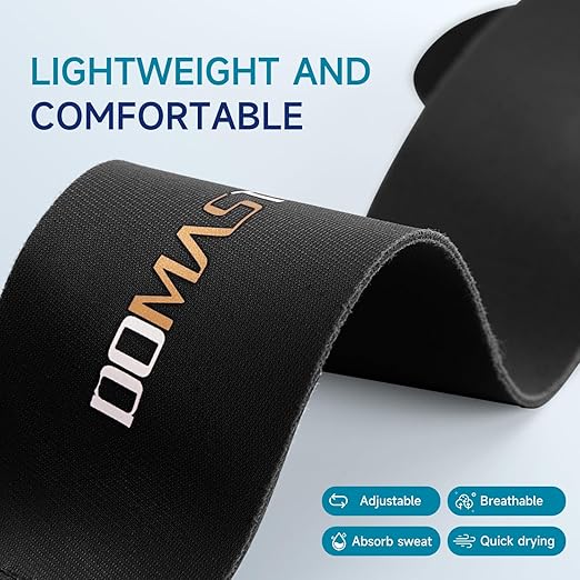 Pickleball Wrist Brace Support for Tennis, Ultra Thin Elastic Wrist Wraps, Lightweight, Breathable and Skin Friendly (Black/Right/One Size)