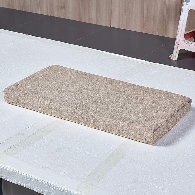 Bench Seat Memory Foam Chair Pads Non-Slip Rubber Back Indoor Swing/Settee Cushion 36 x 18 inch