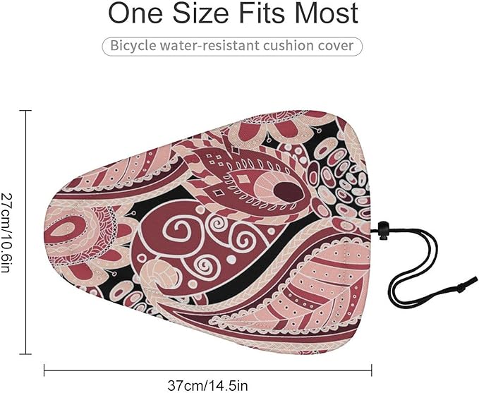 Waterproof Bike Seat Cover with Drawstring Waterproof Bike Seat Rain Cover Seat Protective Water Resistant Bicycle Saddle Rain Dust Cover