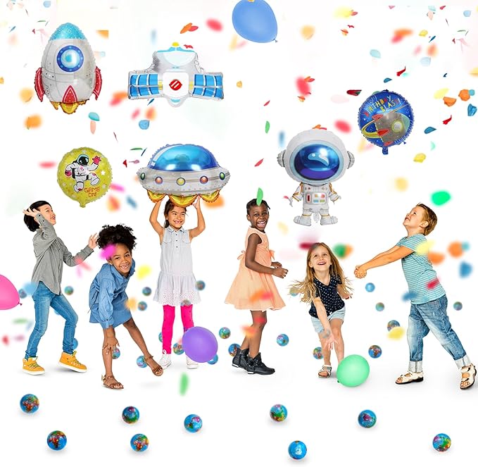 60 Pcs Globe Squeeze Balls Bulk,2.5 inch Earth Stress Relief Balls,Soft Foam Stress Ball Toy for Finger Exercise, Foam Squeezable Balls Classroom School Office Party Favors