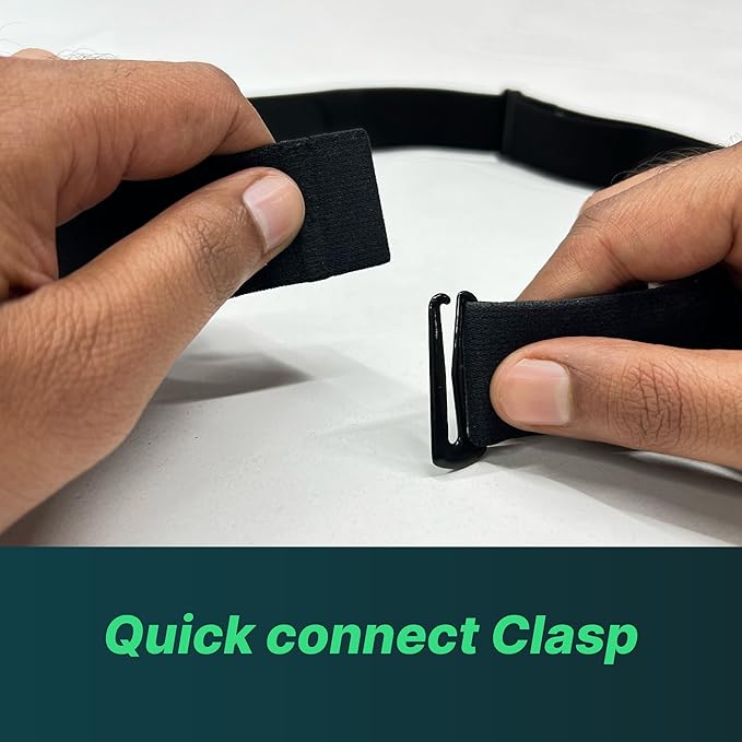 Replacement Heart Rate Chest Monitor Strap, Compatible with Frontier X2 Wahoo Tickr Polar Garmin HRM Coospo