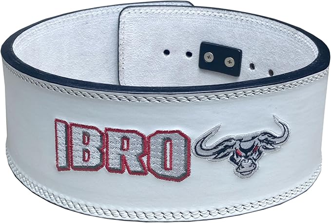 IBRO Powerlifting Lever Gym Belt – Power 8MM, 10MM or 13MM Extreme Heavy Duty Genuine Leather Belts - Squats Deadlifts Bodybuilding Weight Lifting IPF Power Lifting Strongman for Men